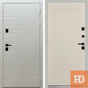 Входная дверь Квадро лайн 1 софт шампань купить в Москве