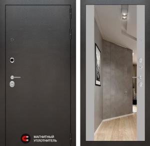 Входная дверь Сильвер с Зеркалом Максимум — Софт Грей купить в Москве