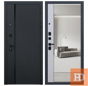 Стальная дверь «Ньюкасл» с зеркалом купить в Москве