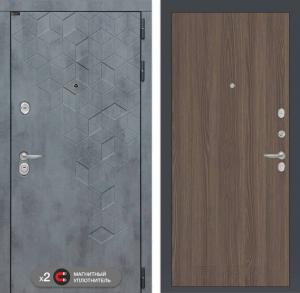 Входная дверь Бетон 05 — Ясень темный купить в Москве