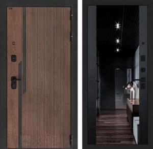 Входная дверь Кармина с Зеркалом тонированным Максимум — Черный кварц купить в Москве