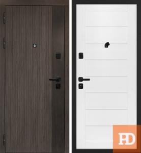 Входная дверь STR Вертикаль Белоснежный купить в Москве