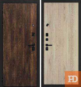 Входная дверь STR Лофт 1 дуб молочный купить в Москве