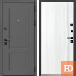 Входная дверь MXK-2 вертикаль белая купить в Москве