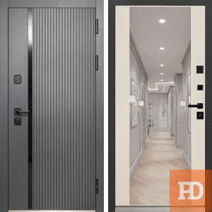 Входная дверь MXM-7 зеркало 2 софт шампань купить в Москве