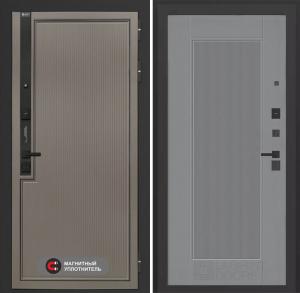 Входная дверь Лаб 1 Про 30 — Серый рельеф софт купить в Москве