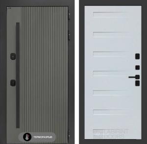 Входная дверь Термолаб 1 тепло 14 — Дуб кантри белый горизонтальный купить в Москве