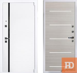 Входная дверь Арма Гранд Вайт 20 акация поперечная купить в Москве