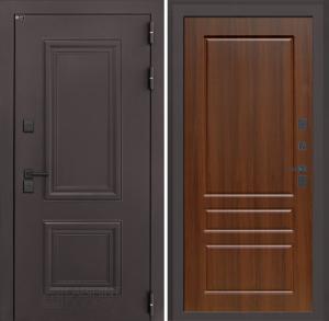 Входная дверь Полярис лайт 03 — Орех бренди купить в Москве