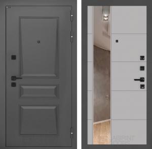 Входная дверь Орлеан с Зеркалом 19 — Грей софт купить в Москве