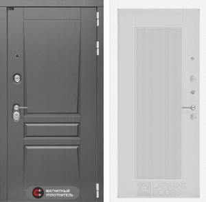 Входная дверь Платинум 30 — Белый рельеф софт купить в Москве