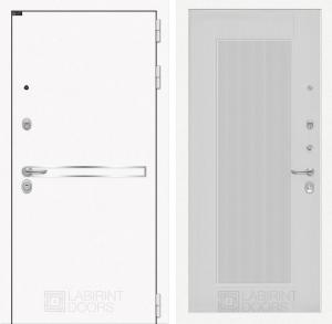 Входная дверь Лайн Вайт 30 — Белый рельеф софт купить в Москве