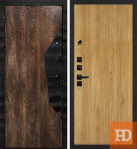 Входная дверь STR Лофт 2 Дуб золотистый купить в Москве