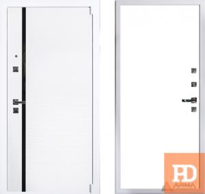 Входная дверь Арма Гранд Вайт 05 белый матовый купить в Москве