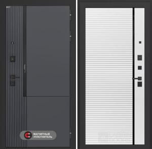 Входная дверь Лаб 2 Про 22 — Белый софт с молдингом купить в Москве