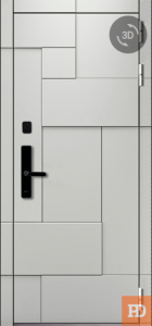 Входная дверь CYBER Tetris white SN-K8L купить в Москве