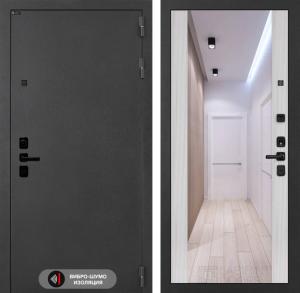 Входная дверь Соналаб с зеркалом Максимум — Сандал белый купить в Москве