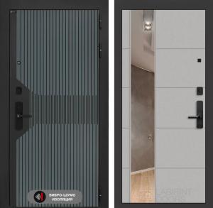 Входная дверь СмАртлаб с Зеркалом 19 — Грей софт купить в Москве