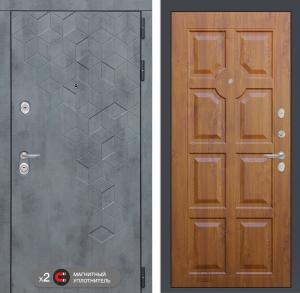 Входная дверь Бетон 17 — Золотой дуб купить в Москве