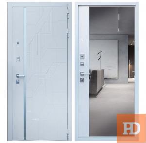 Стальная дверь «Эверест» с зеркалом купить в Москве