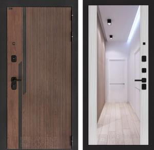 Входная дверь Кармина с Зеркалом Максимум — Сандал белый купить в Москве