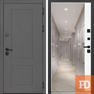 Входная дверь MXK-2 зеркало 1 белая купить в Москве