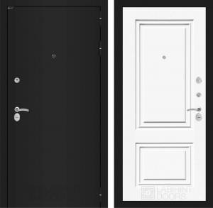 Входная дверь Классик шагрень черная 26 — Эмаль RAL 9003 купить в Москве