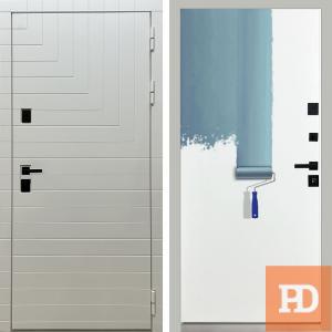 Входная дверь Квадро под покраску купить в Москве
