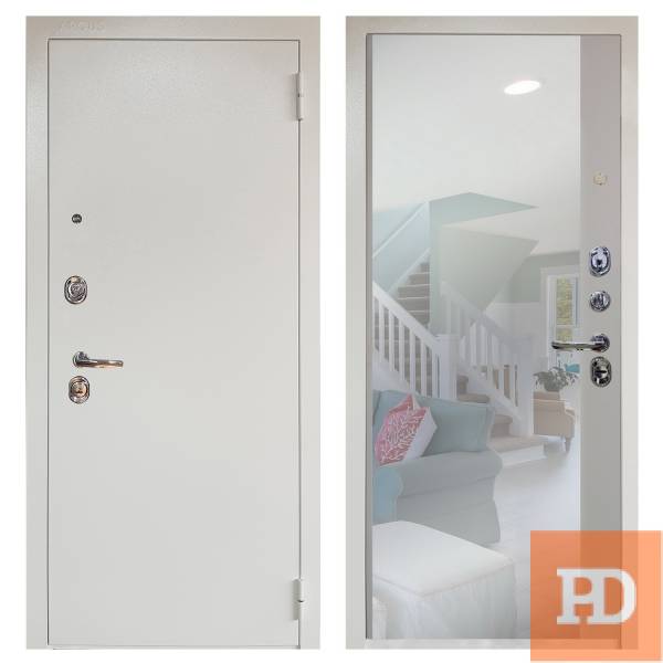 Входная дверь Аргус ЛЮКС Белая Магнум белый софт купить в Москве