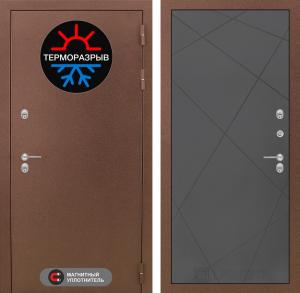 Входная дверь Термо Магнит 24 — Графит софт купить в Москве