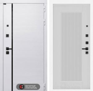 Входная дверь Роял 30 — Белый рельеф софт купить в Москве