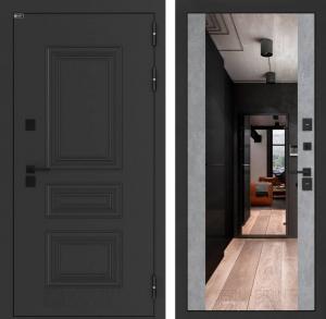 Входная дверь Аляска Лайт с Зеркалом Максимум — Бетон светлый купить в Москве