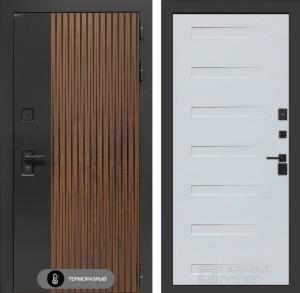 Входная дверь Айслаб 14 — Дуб кантри белый горизонтальный купить в Москве