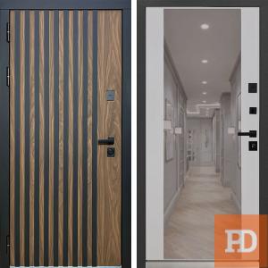 Входная дверь MXL-1 Зеркало 2 силк маус купить в Москве