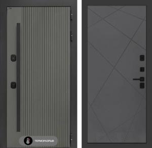 Входная дверь Термолаб 1 тепло 24 — Графит софт купить в Москве
