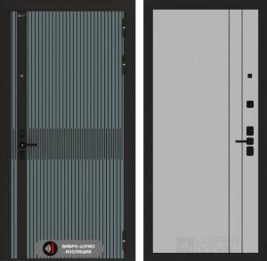 Входная дверь Иссида 10 — Серый рельеф софт купить в Москве