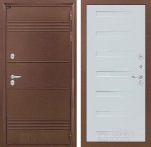 Входная дверь Термо Лайт 14 — Дуб кантри белый горизонтальный купить в Москве