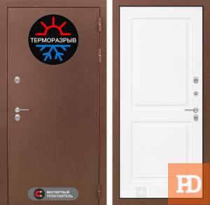 Входная дверь Лабиринт Термо Магнит 11 — Белый софт купить в Москве