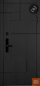 Входная дверь CYBER Tetris black SN-K8L купить в Москве