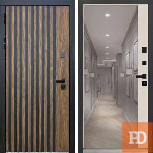 Входная дверь MXL-1 Зеркало 1 софт шампань купить в Москве