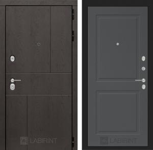 Входная дверь Урбан 11 — Графит софт купить в Москве