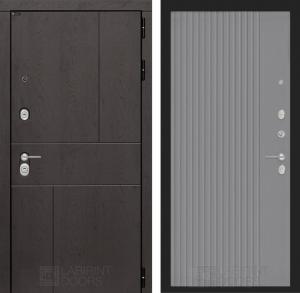 Входная дверь Урбан 29 — Серый рельеф софт купить в Москве