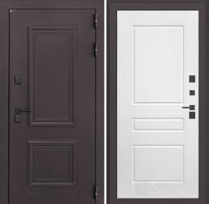 Входная дверь Полярис лайт 03 — Белый софт купить в Москве