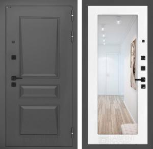 Входная дверь Орлеан с Зеркалом 18 — Белое дерево купить в Москве