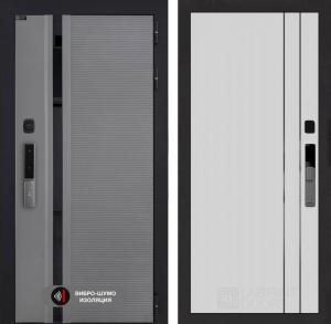 Входная дверь Пиано Смарт 2.0 панель 10 — Белый рельеф софт купить в Москве