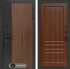 Входная дверь Айслаб 03 — Орех бренди купить в Москве