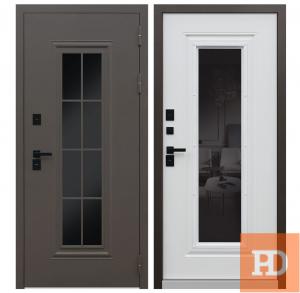 Стальная дверь «Тундра» с окном (терморазрыв 3к) купить в Москве