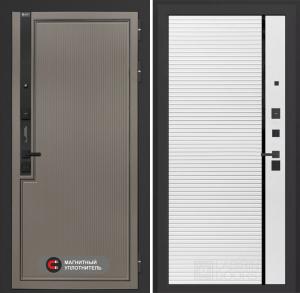 Входная дверь Лаб 1 Про 22 — Белый софт с молдингом купить в Москве