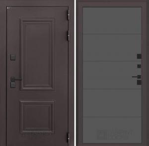 Входная дверь Полярис лайт 13 — Графит софт купить в Москве