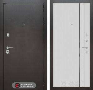 Входная дверь Сильвер 10 — Белый рельеф софт купить в Москве